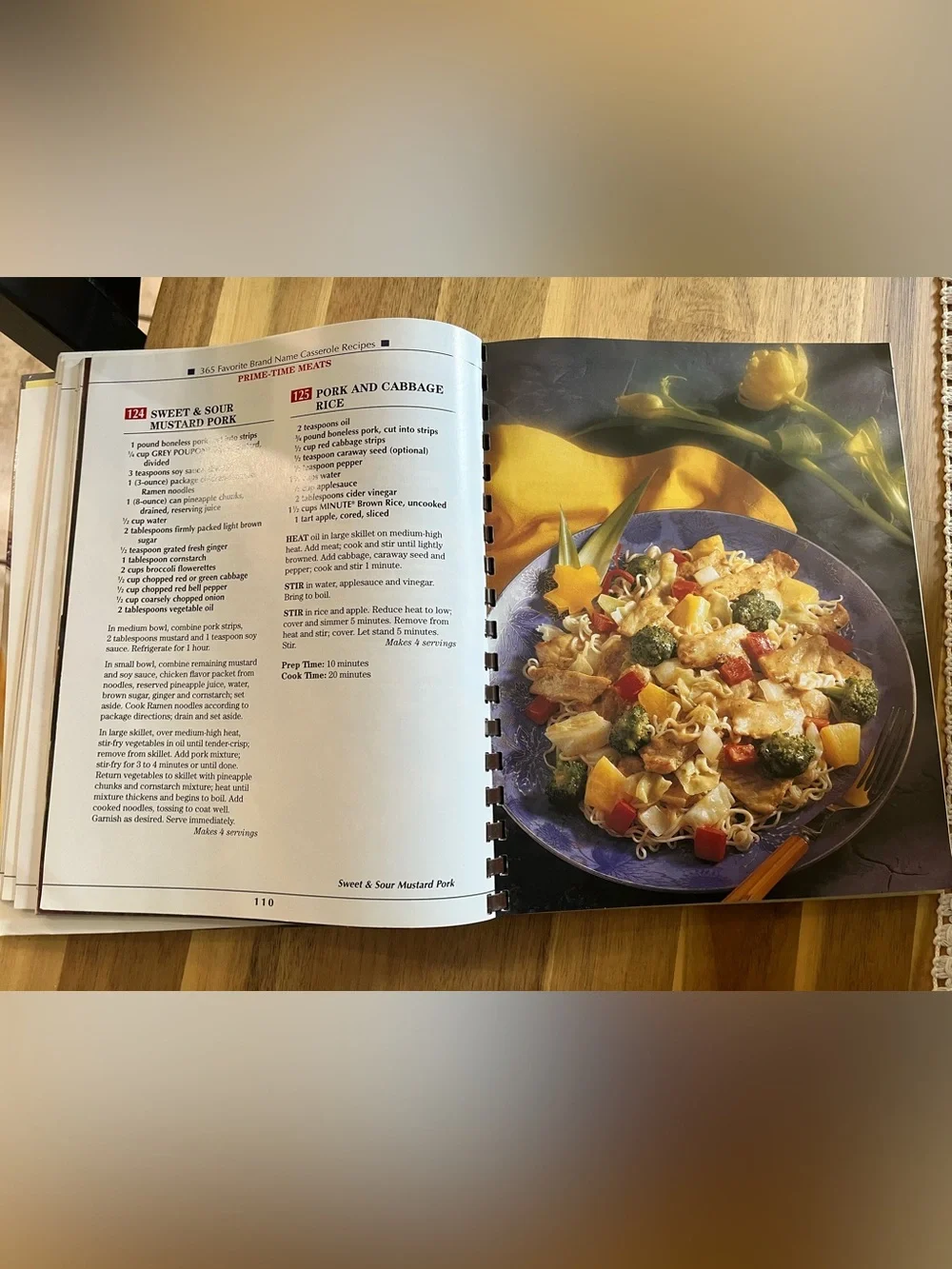 Vintage 1996 365 Casserole Spiral Bound Cookbook